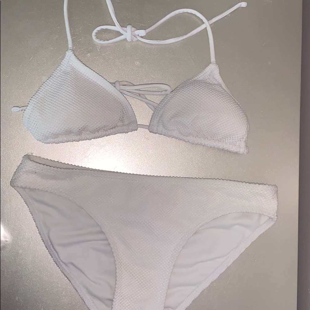 White bikini